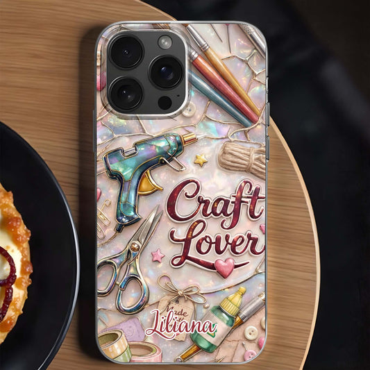 Craft Lover Phone Case Featuring Art Supplies