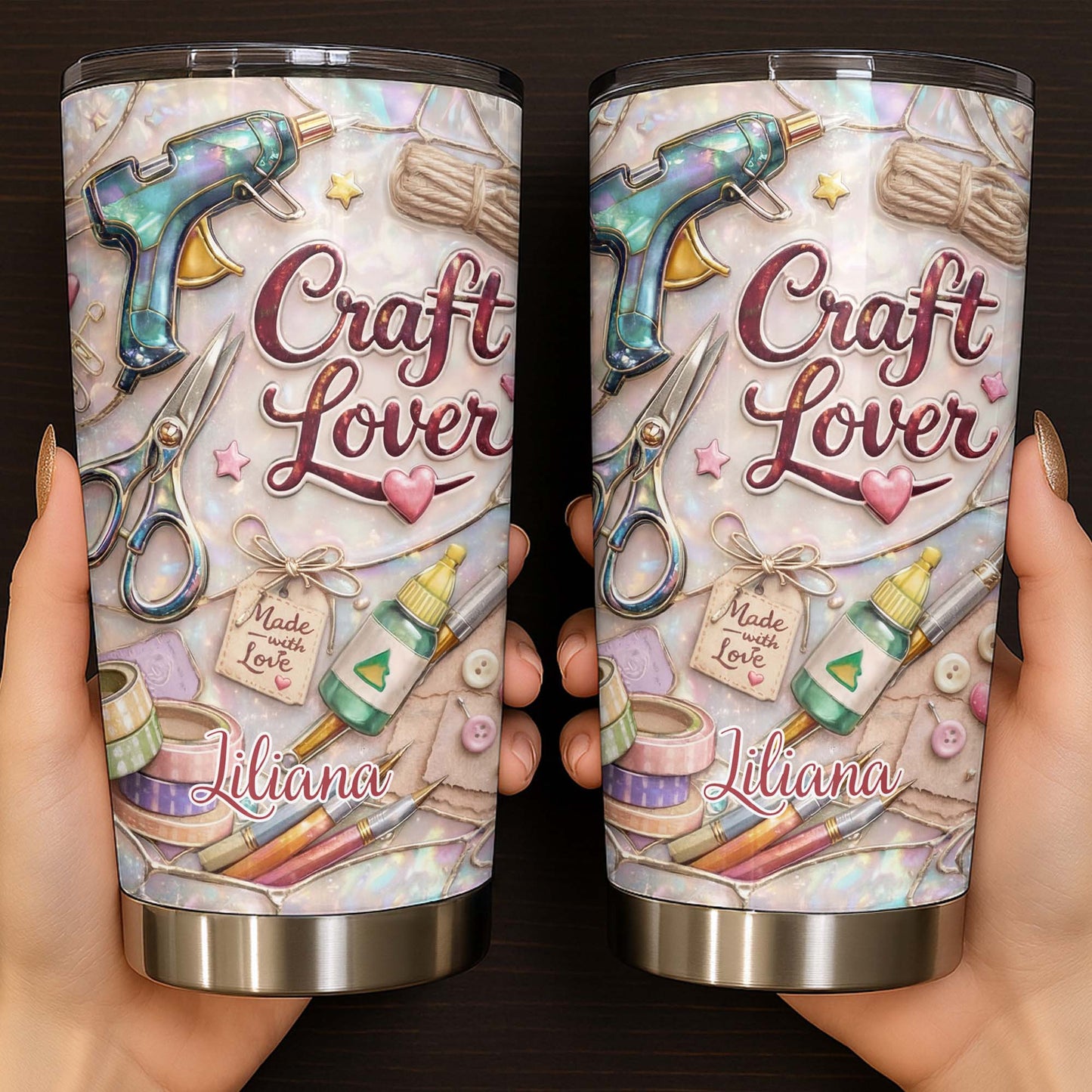 Craft Lover, Made With Love, Scissors, Glue Gun