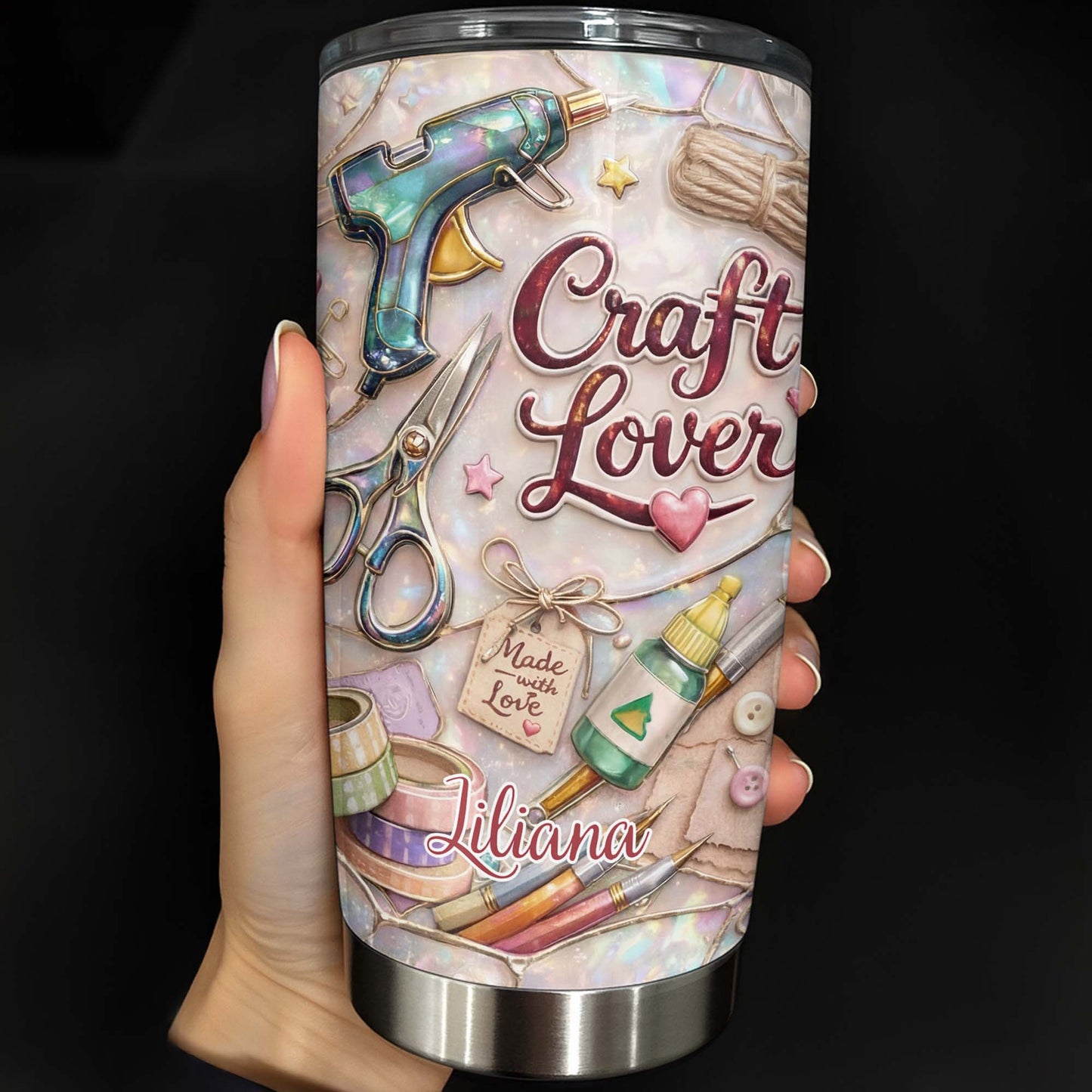 Craft Lover, Made With Love, Scissors, Glue Gun