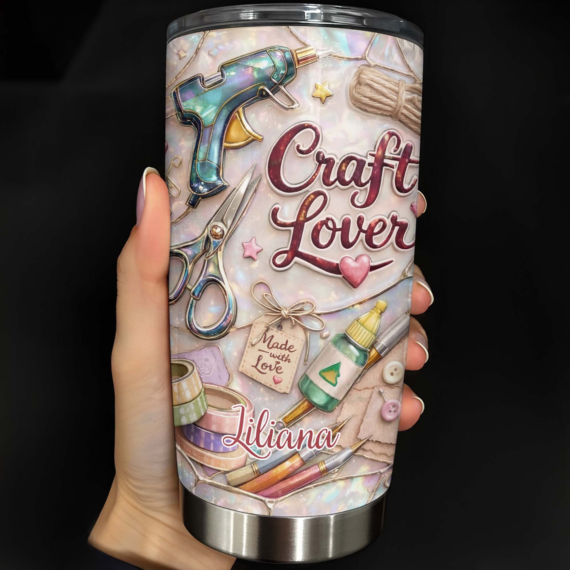 Craft Lover, Made With Love, Scissors, Glue Gun