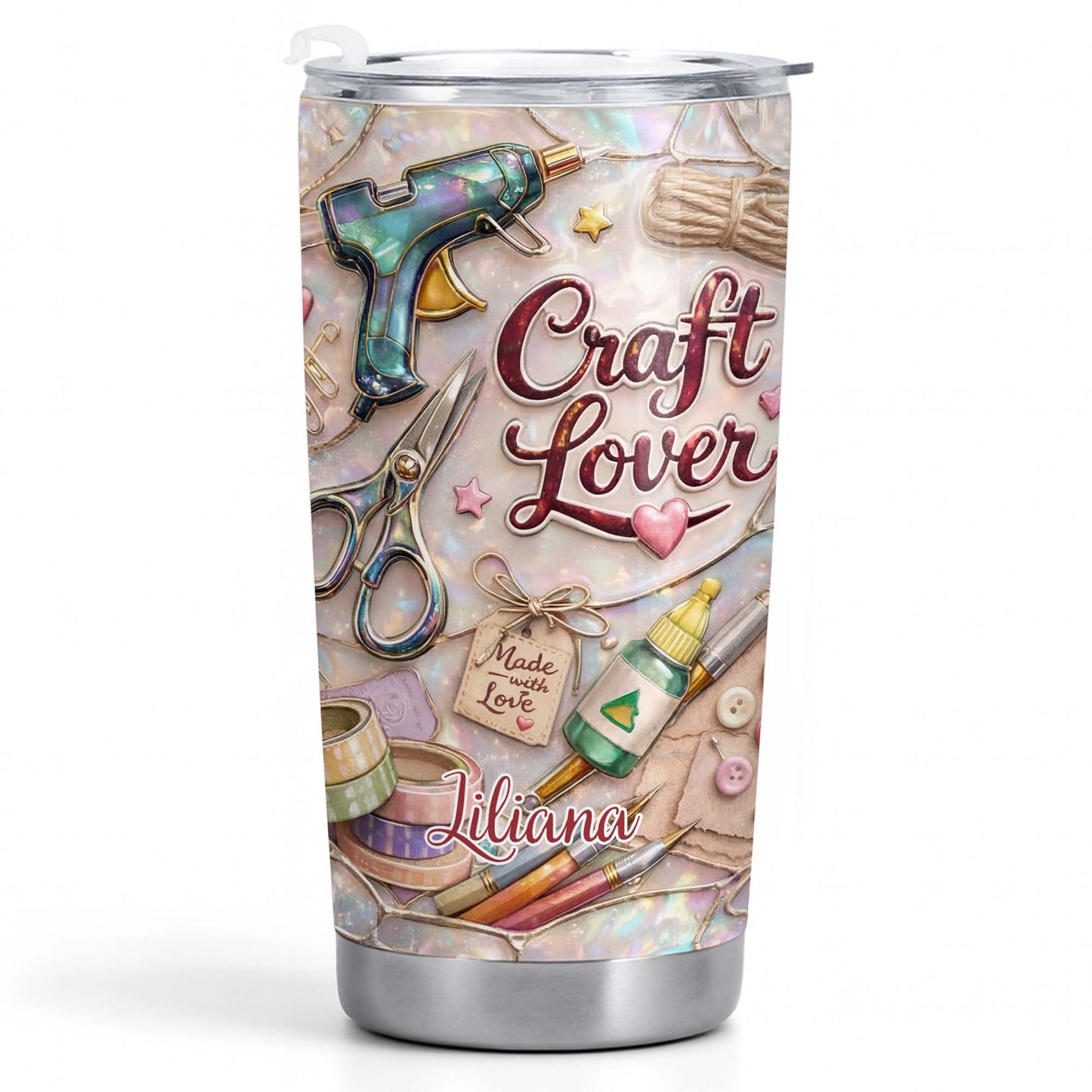 Craft Lover, Made With Love, Scissors, Glue Gun