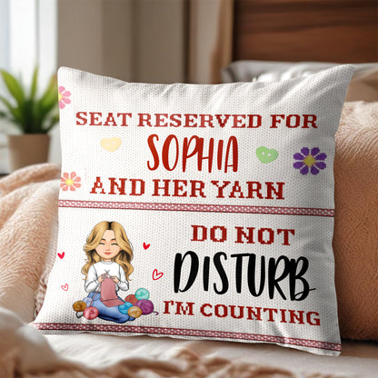 Seat Reserved For My Loved One And Her Yarn