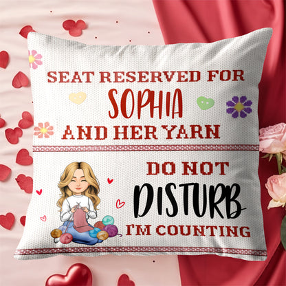 Seat Reserved For My Loved One And Her Yarn