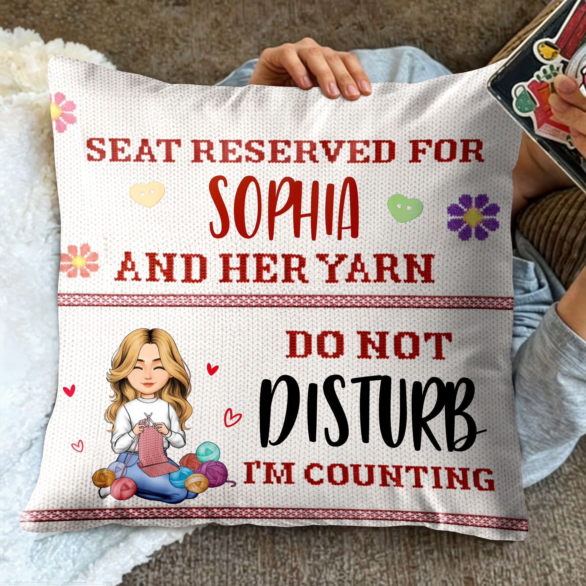 Seat Reserved For My Loved One And Her Yarn