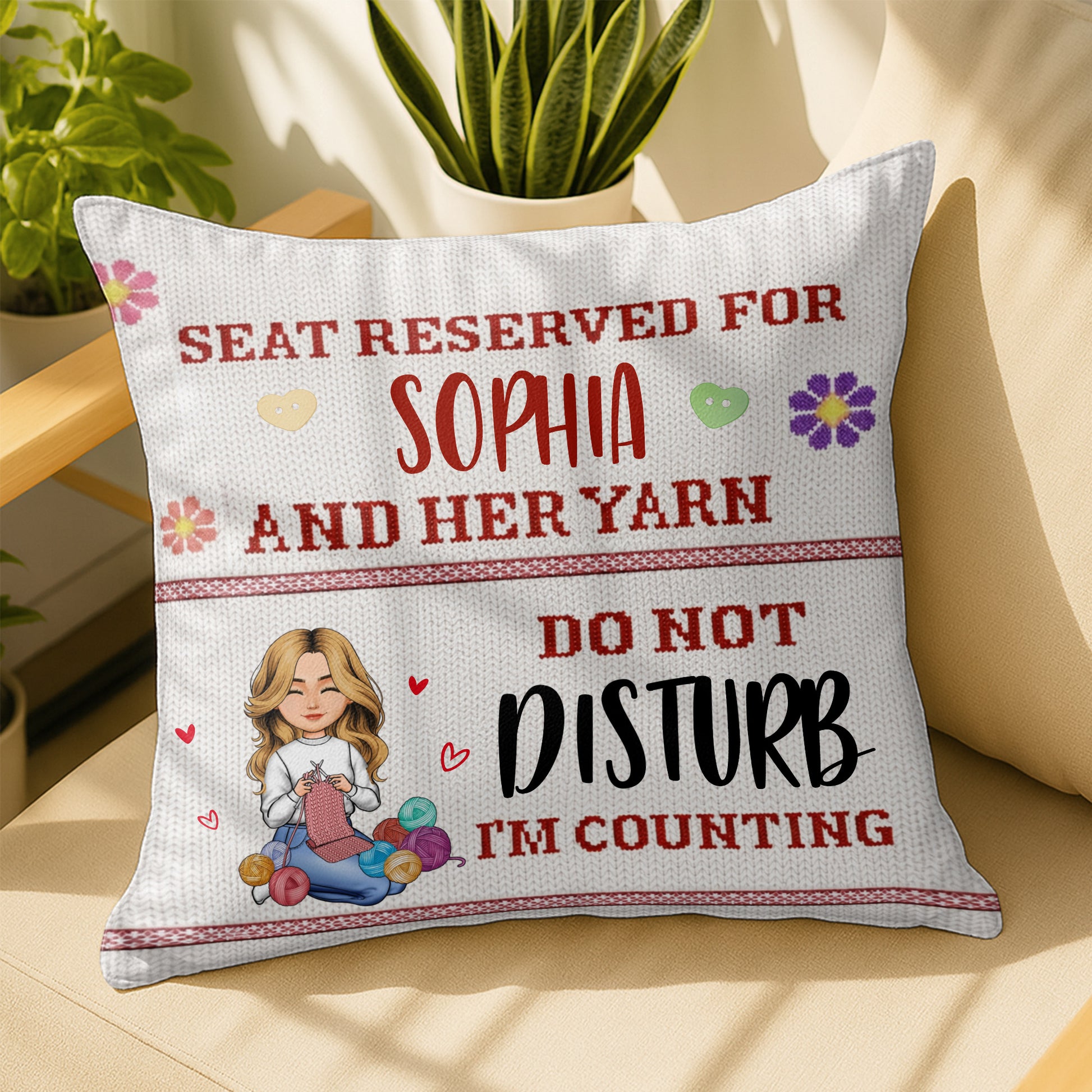 Seat Reserved For My Loved One And Her Yarn