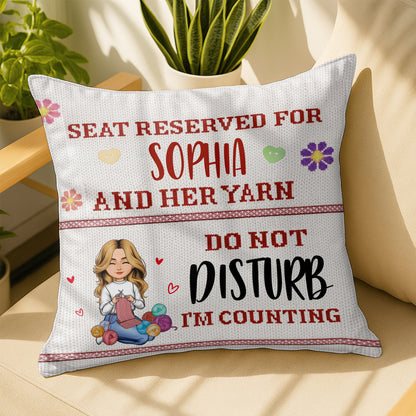 Seat Reserved For My Loved One And Her Yarn
