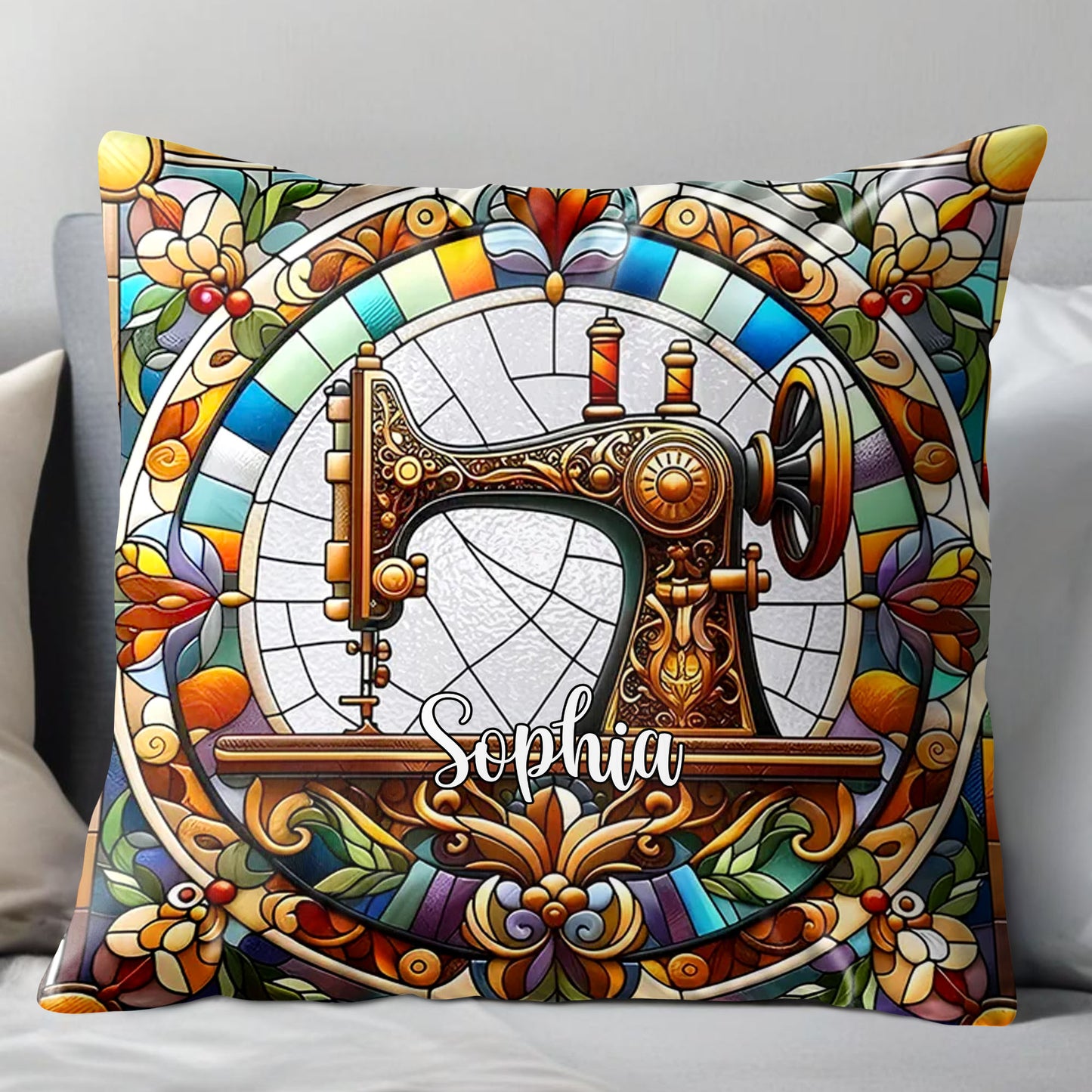 Celebrate Your Creativity With Vibrant Sewing Machine Design