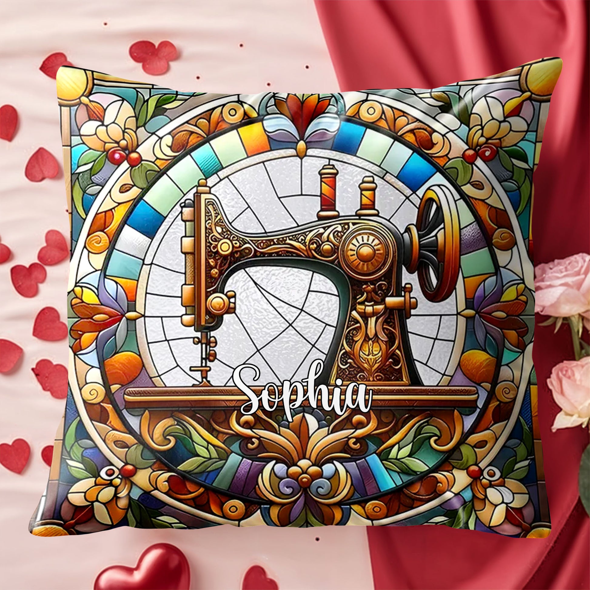 Celebrate Your Creativity With Vibrant Sewing Machine Design