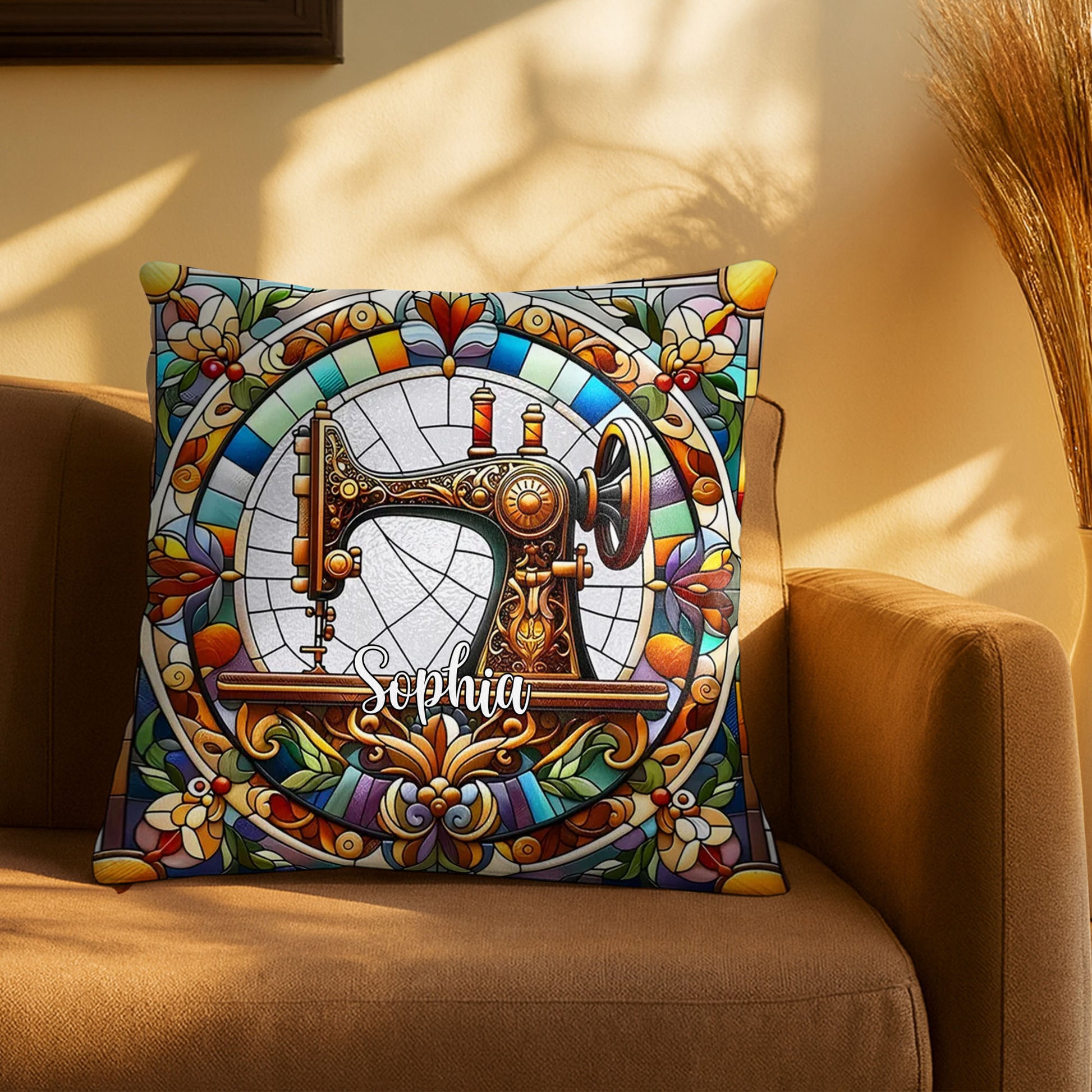 Celebrate Your Creativity With Vibrant Sewing Machine Design