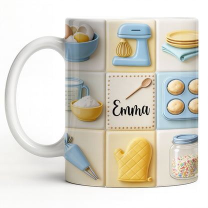 Customizable Kitchen-Themed Mug