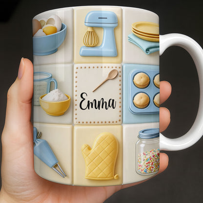 Customizable Kitchen-Themed Mug