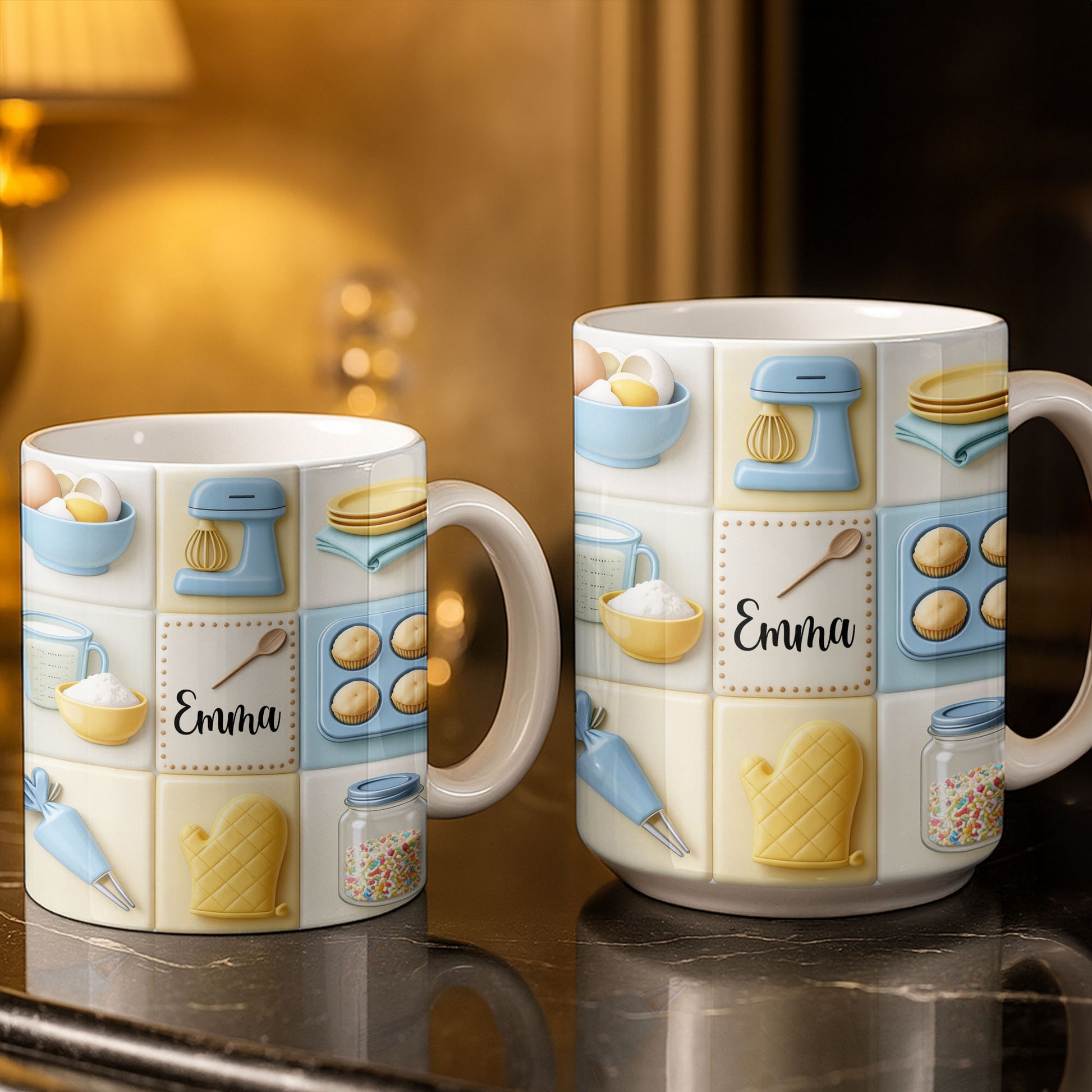 Customizable Kitchen-Themed Mug