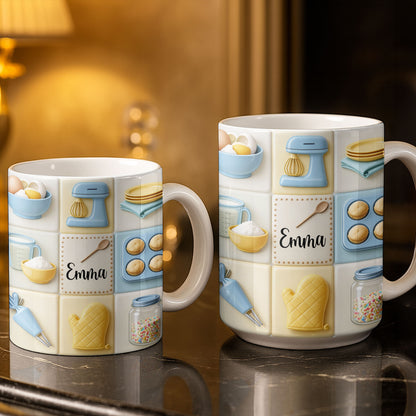 Customizable Kitchen-Themed Mug