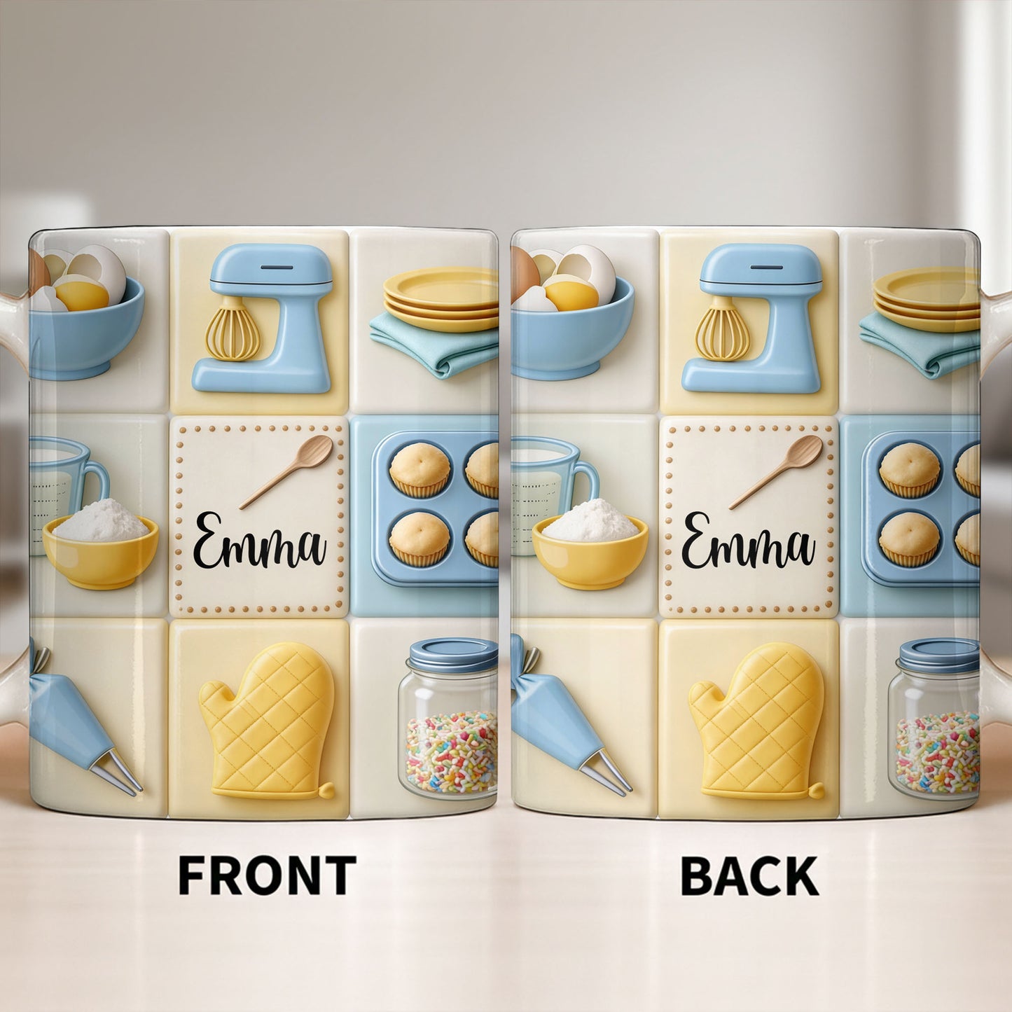 Customizable Kitchen-Themed Mug