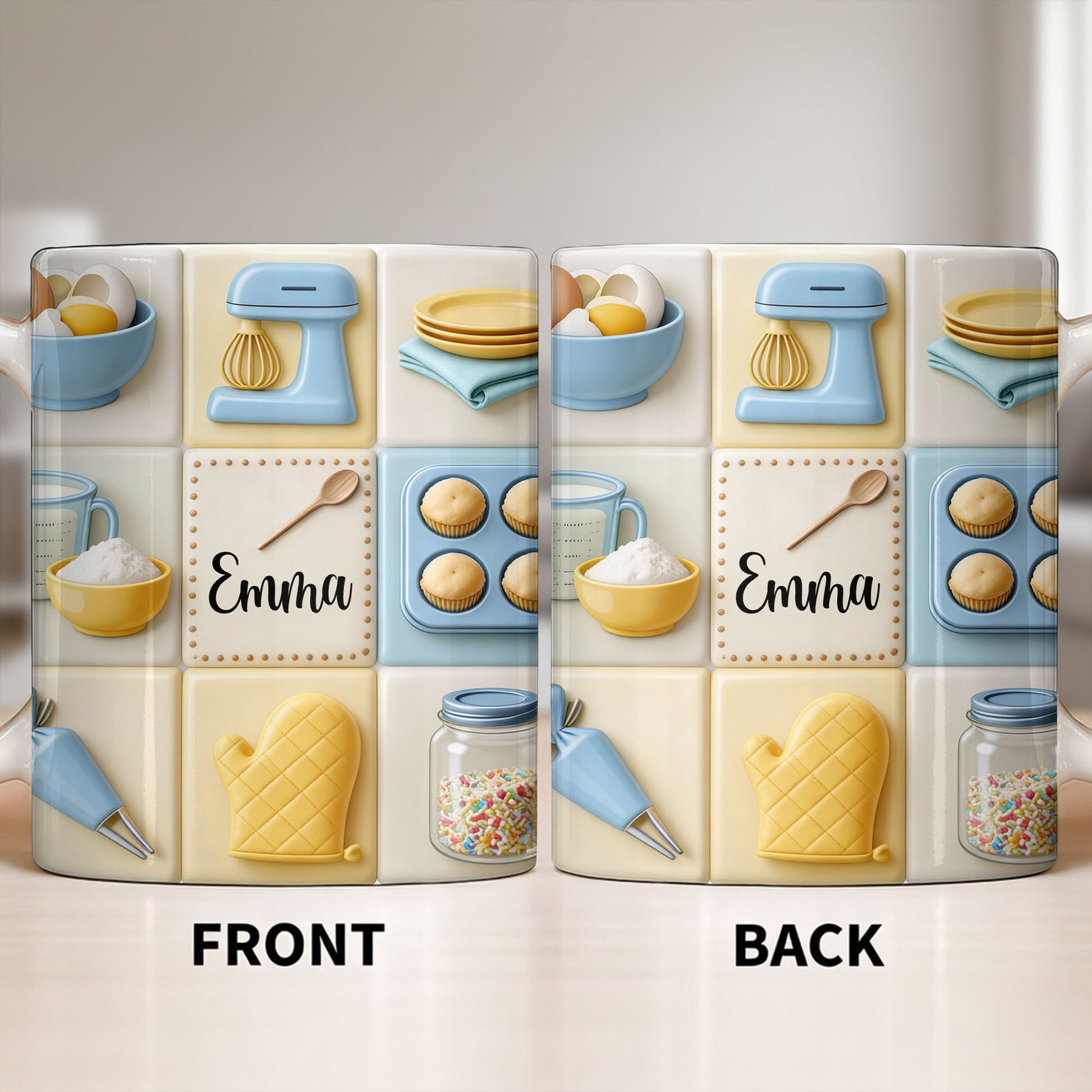 Customizable Kitchen-Themed Mug