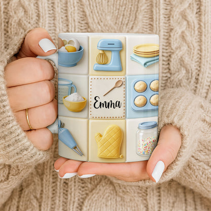 Customizable Kitchen-Themed Mug