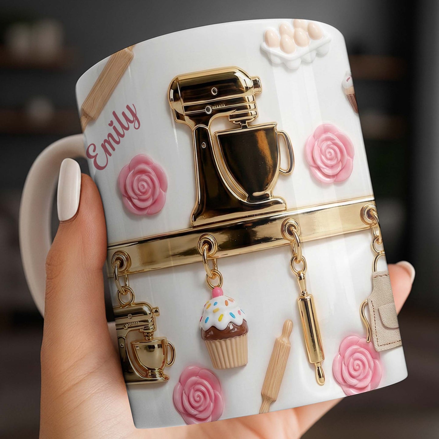 Personalize With Favorite Kitchen Gadgets And Flowers