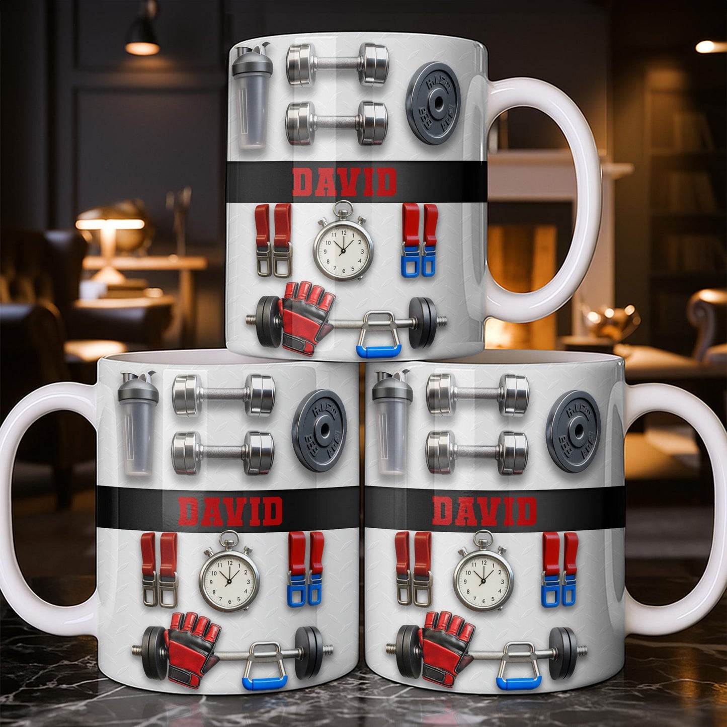 Customize With Your Special Name And Fitness Gear