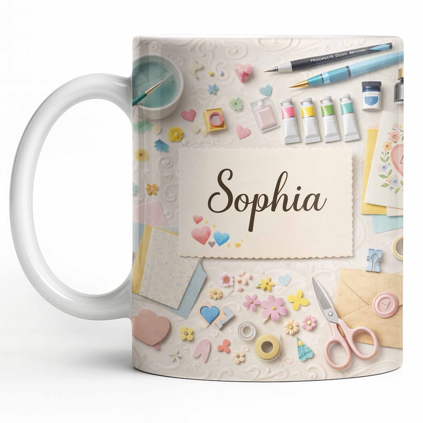 Bring Creativity Into Every Sip With Paint Tubes And Scissors Design