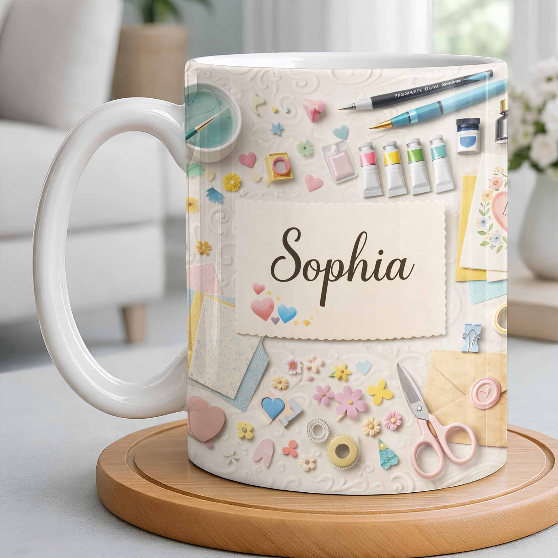 Bring Creativity Into Every Sip With Paint Tubes And Scissors Design