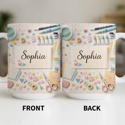 Bring Creativity Into Every Sip With Paint Tubes And Scissors Design