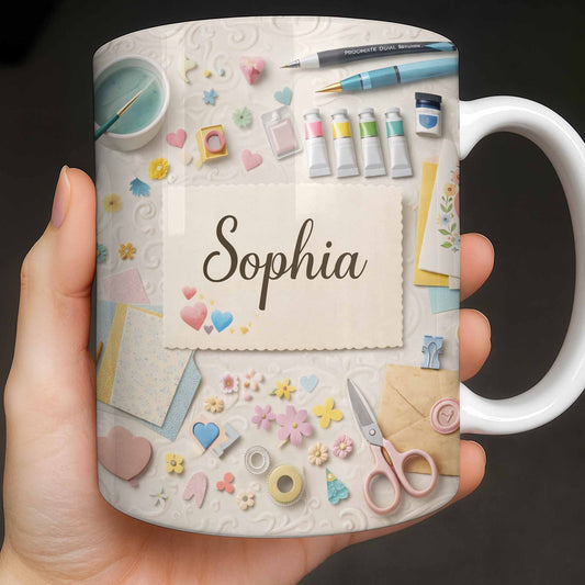 Bring Creativity Into Every Sip With Paint Tubes And Scissors Design