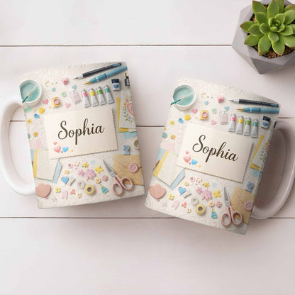 Bring Creativity Into Every Sip With Paint Tubes And Scissors Design