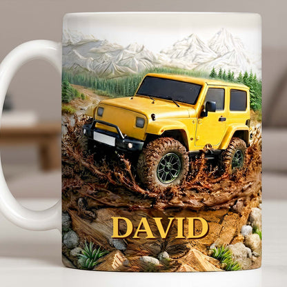 Rugged Off-Road Adventure Custom Mug - Personalized Custom Coffee Mug - HOB038_MG