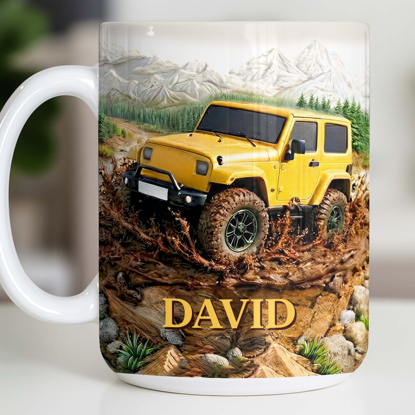 Rugged Off-Road Adventure Custom Mug - Personalized Custom Coffee Mug - HOB038_MG