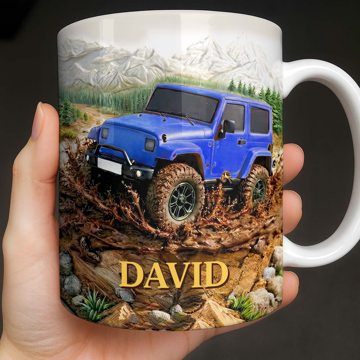 Rugged Off-Road Adventure Custom Mug - Personalized Custom Coffee Mug - HOB038_MG
