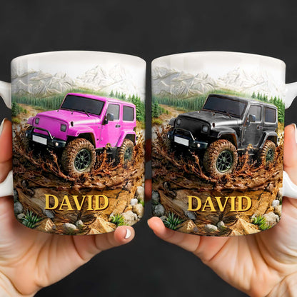 Rugged Off-Road Adventure Custom Mug - Personalized Custom Coffee Mug - HOB038_MG