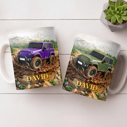 Rugged Off-Road Adventure Custom Mug - Personalized Custom Coffee Mug - HOB038_MG