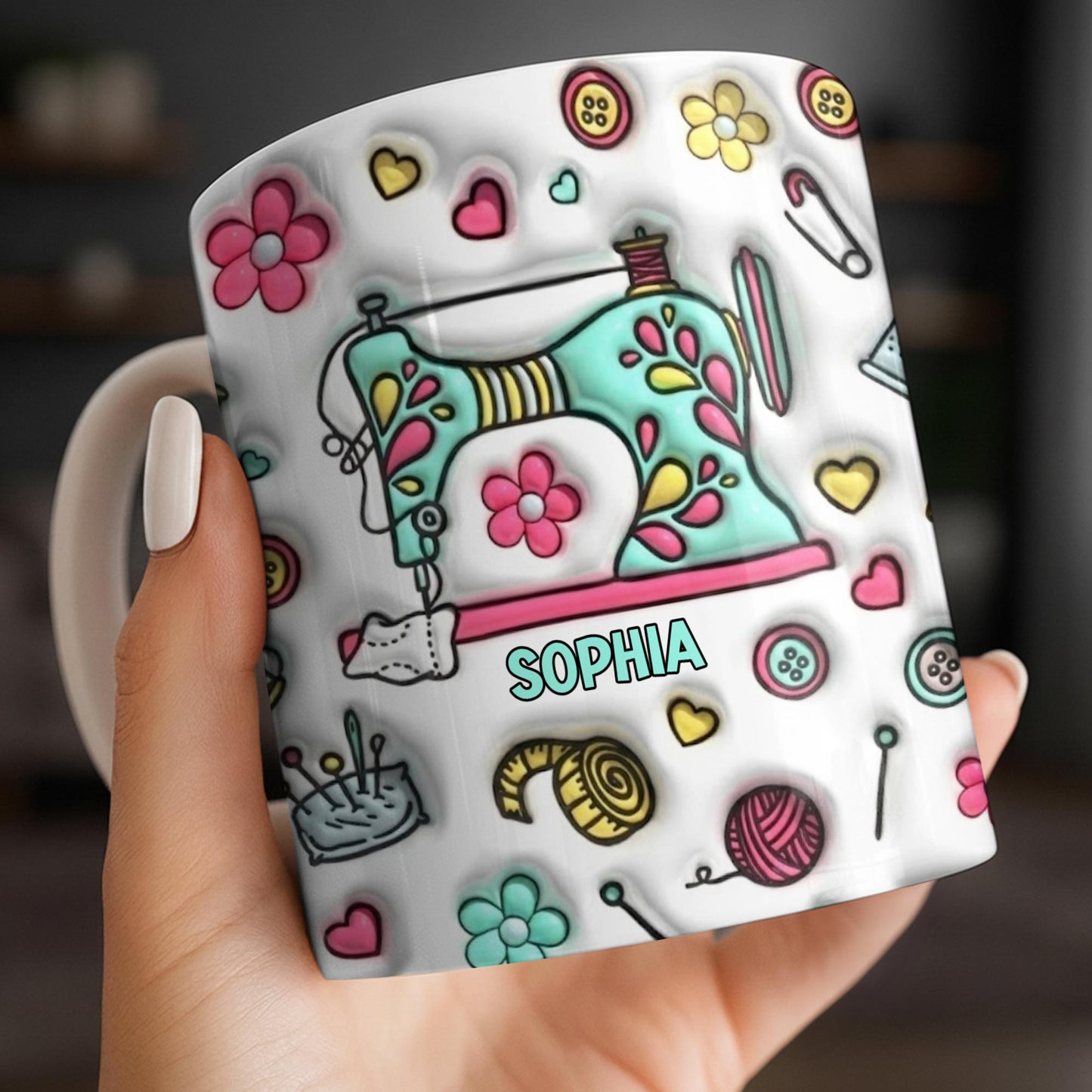 Celebrate Your Creativity With A Personalized Sewing Themed Design