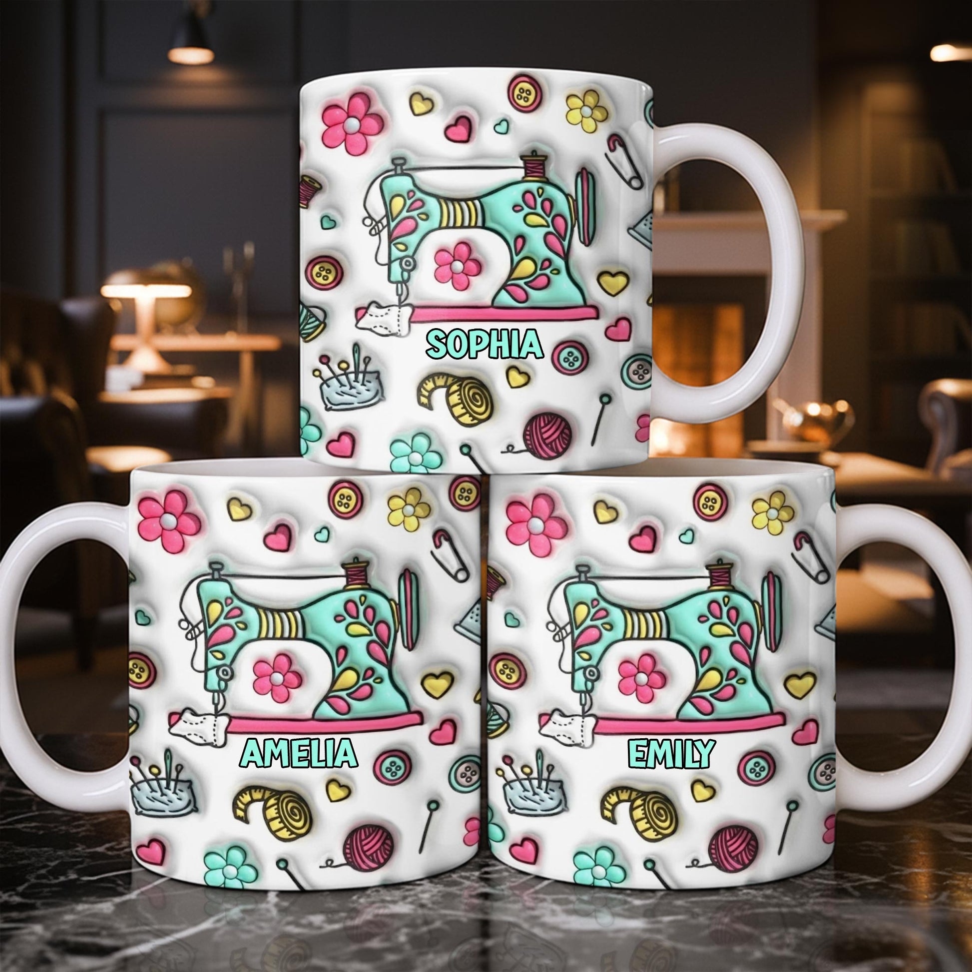 Celebrate Your Creativity With A Personalized Sewing Themed Design