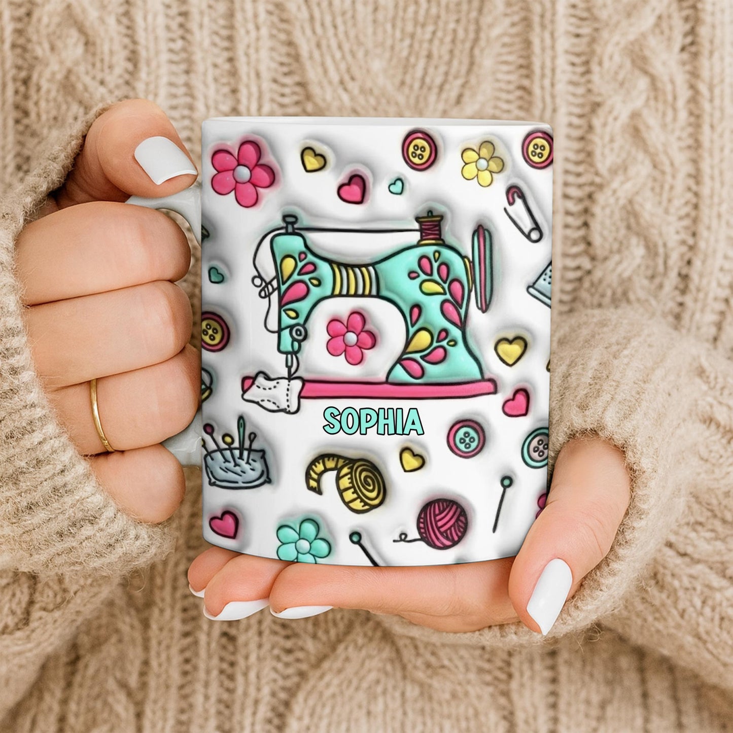 Celebrate Your Creativity With A Personalized Sewing Themed Design