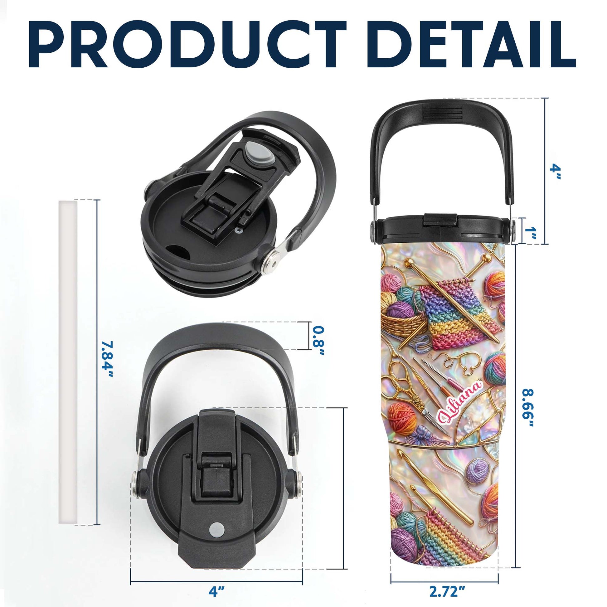 Crafty Creations For My Beloved, Colorful Yarn And Needles