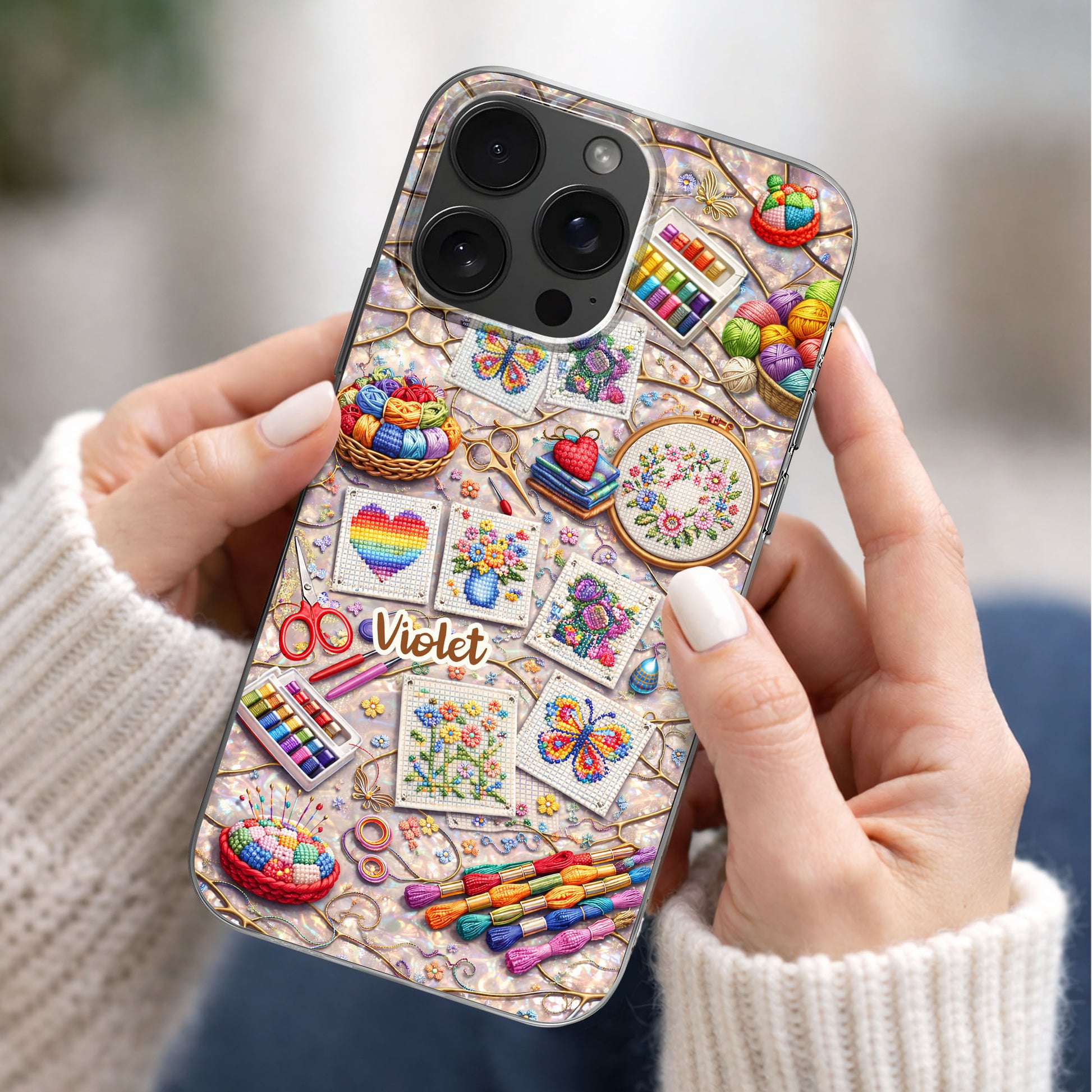 Colorful Creations Embroidery And Paint Design