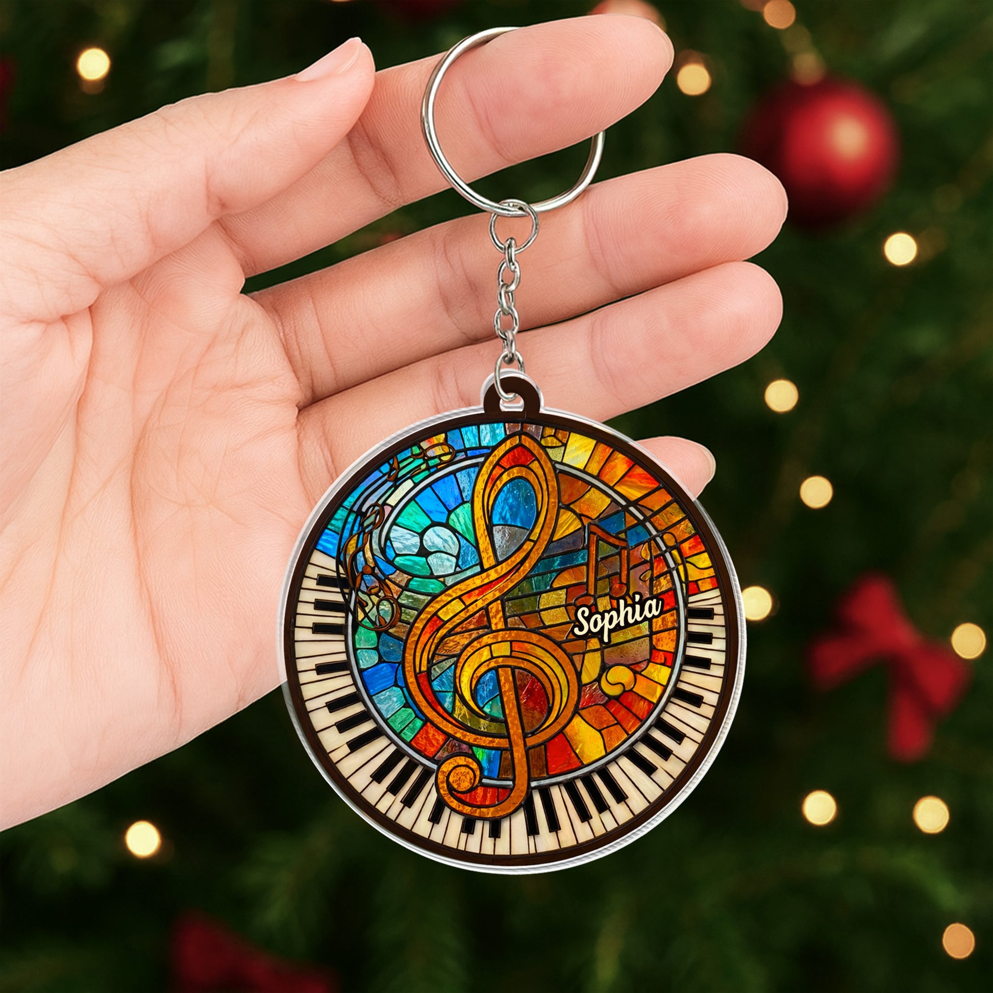 A Symphony Of Colors Music G Clef And Piano Keys