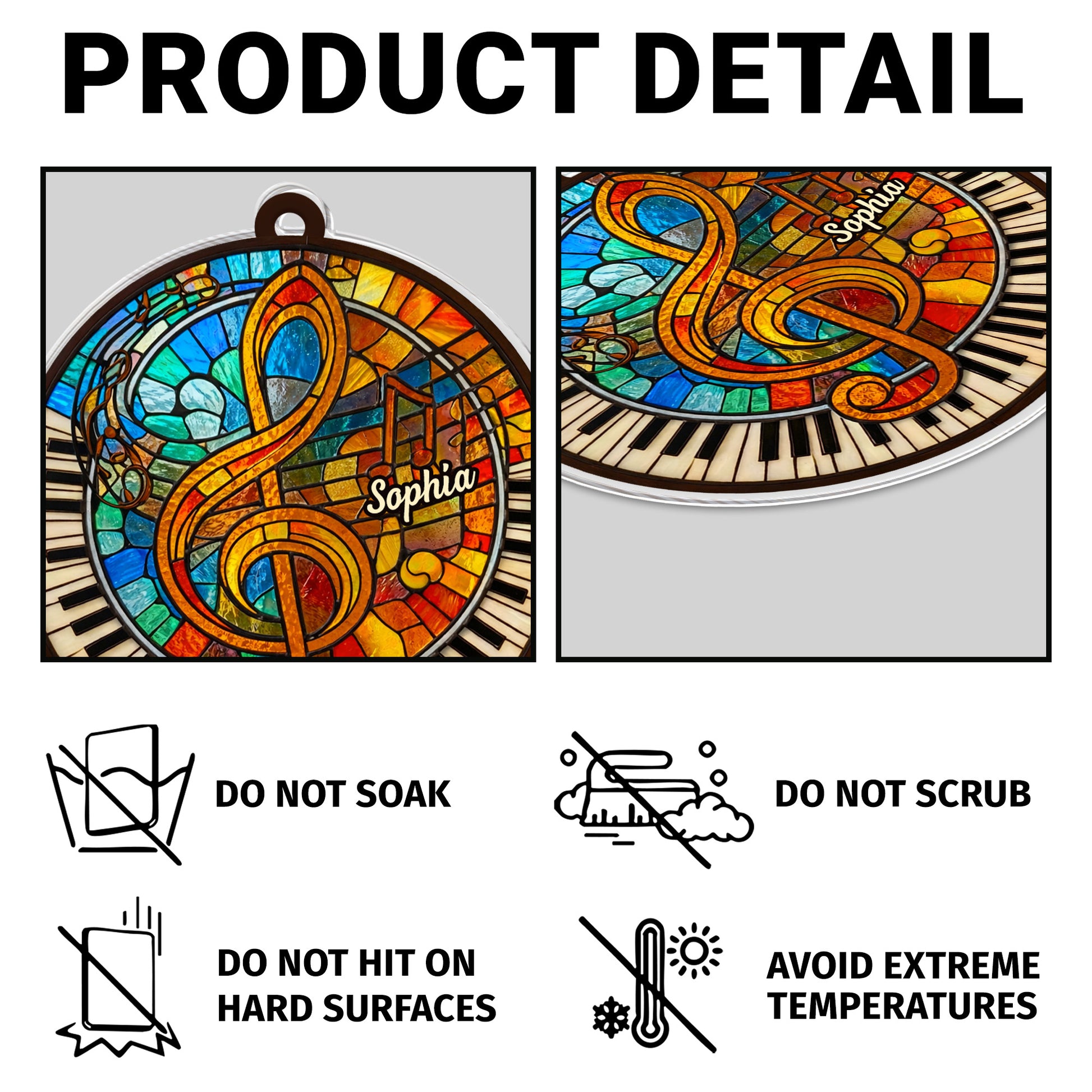 A Symphony Of Colors Music G Clef And Piano Keys