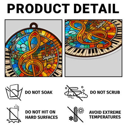 A Symphony Of Colors Music G Clef And Piano Keys