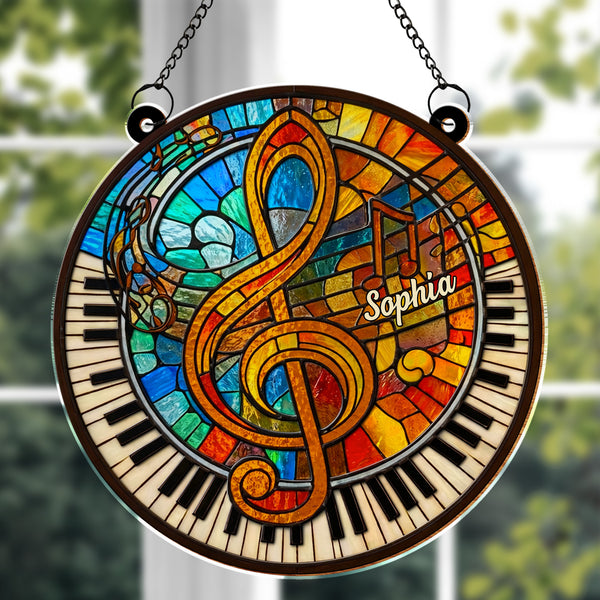 Celebrate Your Love for Music with Vibrant Piano and Treble Clef