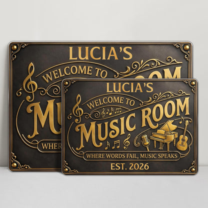 Welcome To Music Room Where Words Fail Music Speaks Piano Guitar