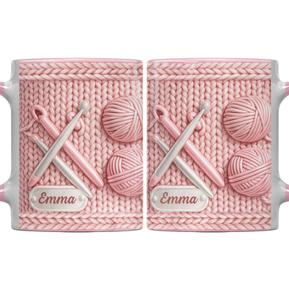 Celebrate Creativity With A Knitting Themed Mug