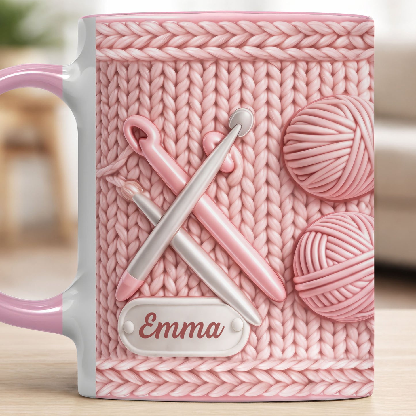 Celebrate Creativity With A Knitting Themed Mug