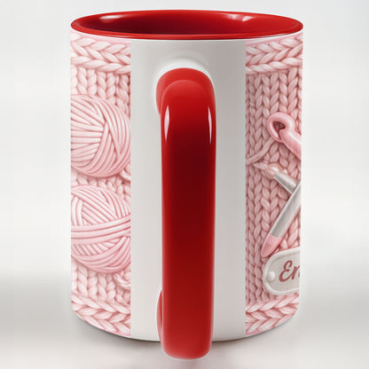 Celebrate Creativity With A Knitting Themed Mug
