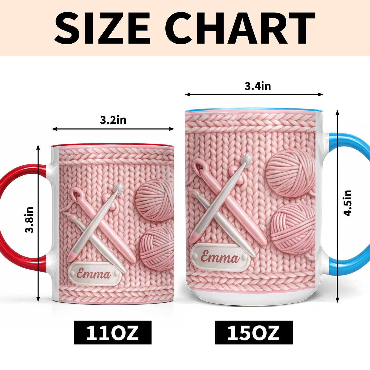 Celebrate Creativity With A Knitting Themed Mug