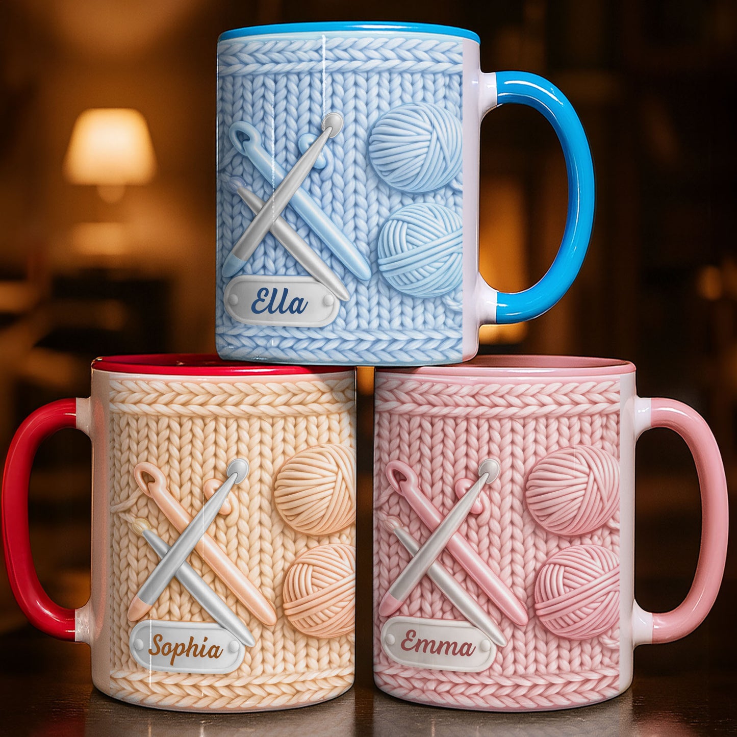 Celebrate Creativity With A Knitting Themed Mug
