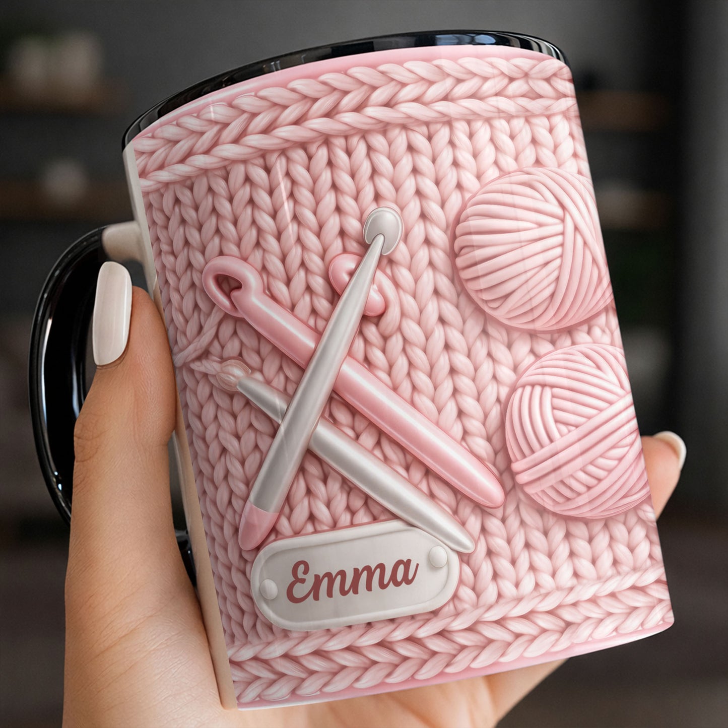 Celebrate Creativity With A Knitting Themed Mug