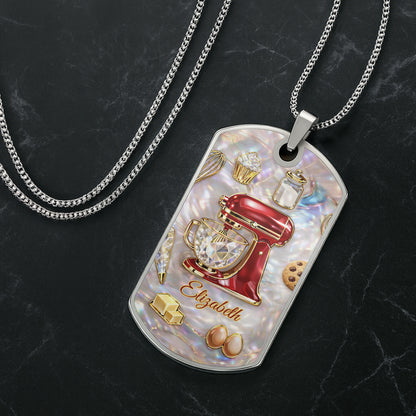 Baking With Love With Stand Mixer And Sweet Ingredients