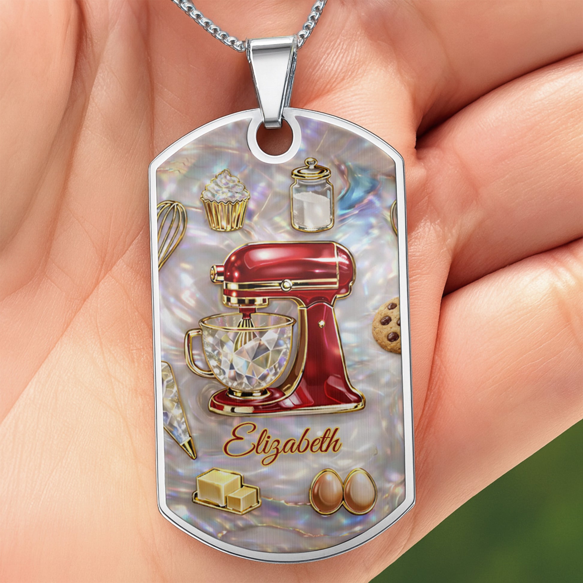 Baking With Love With Stand Mixer And Sweet Ingredients